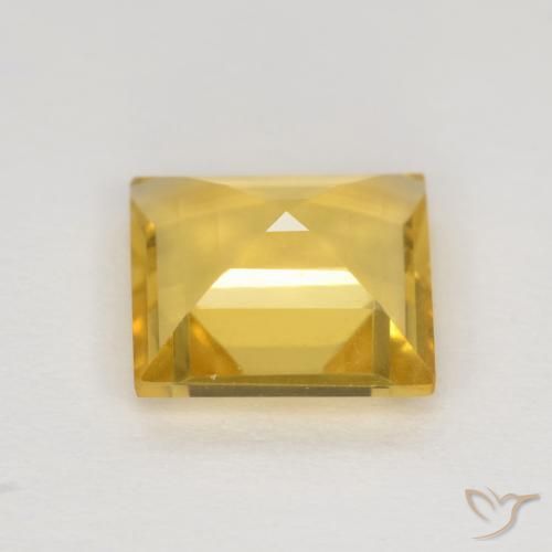 Citrino Dourado Natural 1.87ct, Quadrado, VVS-VS