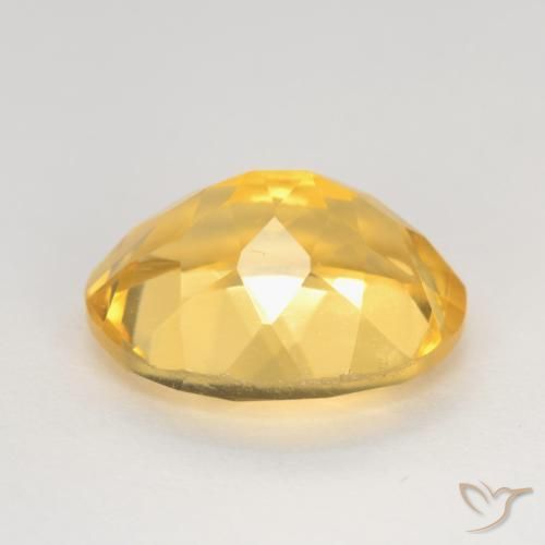 Citrino Dourado médio Natural 3.32ct, oval, VVS-VS