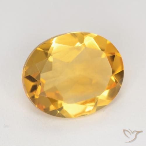 Citrino ouro profundo Natural 3.04ct, oval, VVS-VS