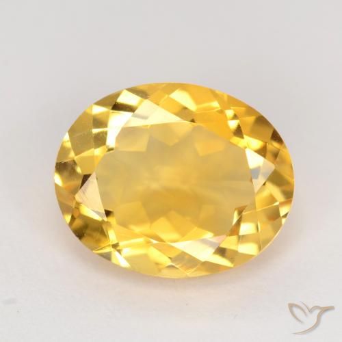 3.18ct Natural ouro médio Citrino, oval, VS