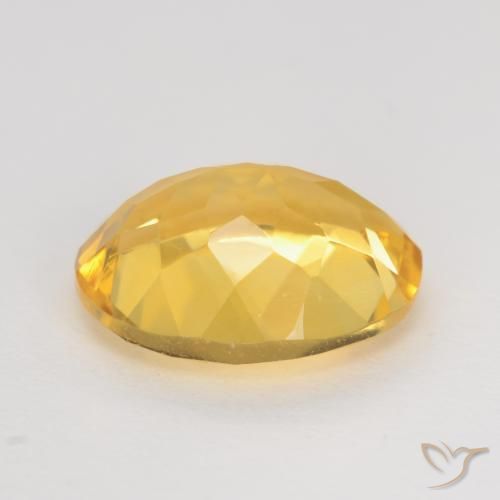 Citrino ouro médio Natural 3.18ct, oval, VS