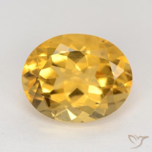 3.28ct Natural ouro médio Citrino, oval, VS