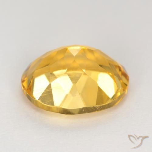 Citrino ouro médio Natural 3.28ct, oval, VS
