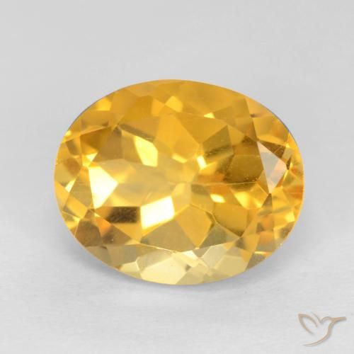 3.66ct Natural ouro brilhante Citrino, oval, VS