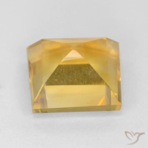 Citrino ouro médio Natural 2.97ct, Quadrado, VS
