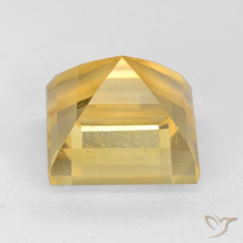 Citrino Ouro Natural 3.50ct, Quadrado, VS