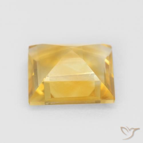 Citrino ouro médio Natural 2.15ct, Quadrado, VS