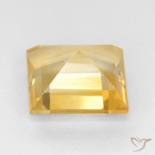 Citrino Ouro Natural 2.21ct, Quadrado, VS