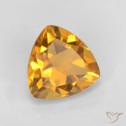 Citrino Laranja Profundo-Ouro Natural 1.11ct, Trilhão, VS