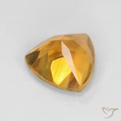 Citrino Laranja Profundo-Ouro Natural 1.11ct, Trilhão, VS