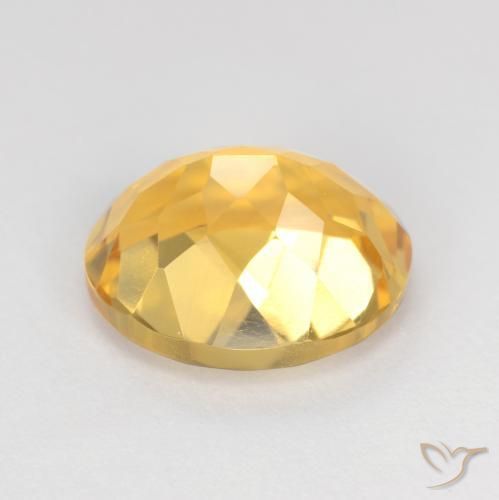 Citrino ouro médio Natural 3.71ct, oval, VS