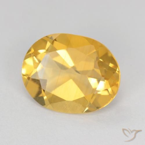 Citrino ouro brilhante Natural 2.50ct, oval, VS