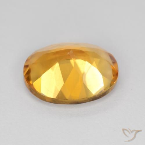 Citrino Laranja-Ouro Natural 3.14ct, oval, VS