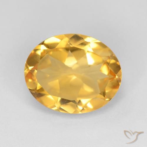 3.40ct Natural Dourado médio Citrino, oval, VS
