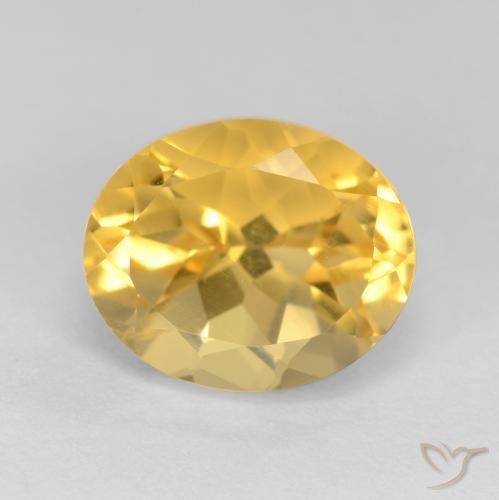 4.09ct Natural Dourado médio Citrino, oval, VS
