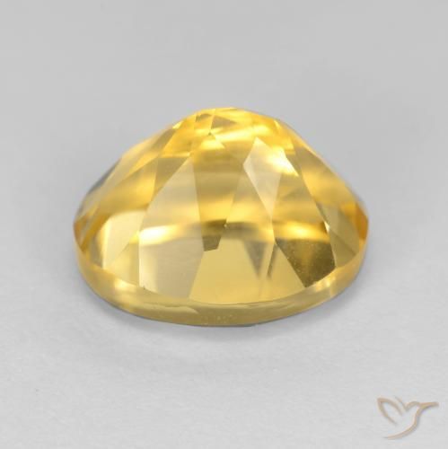 Citrino Dourado médio Natural 4.09ct, oval, VS