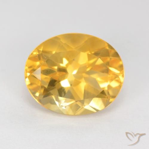 3.70ct Natural ouro médio Citrino, oval, VS