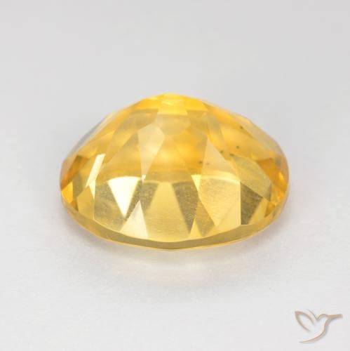 Citrino ouro médio Natural 3.70ct, oval, VS
