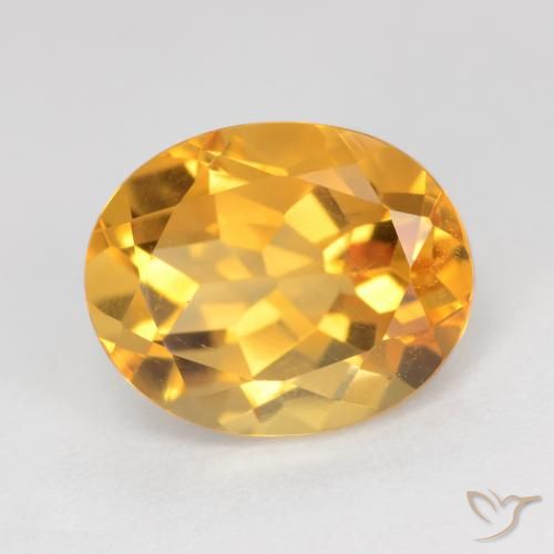 3.97ct Natural Dourado Escuro Citrino, oval, VS