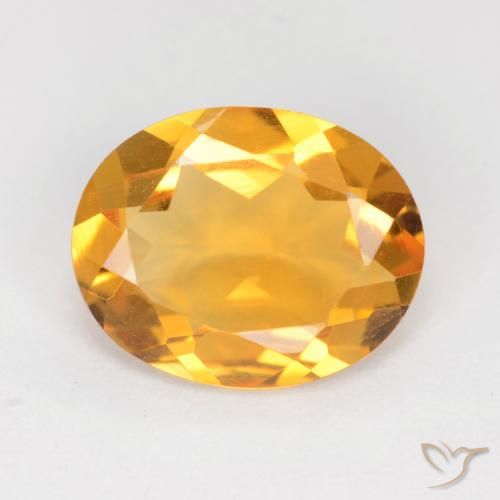 2.55ct Natural Laranja-Ouro Citrino, oval, VS