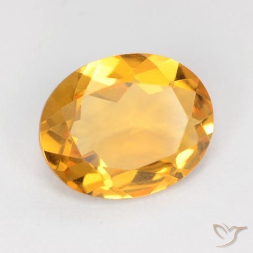 Citrino Laranja-Ouro Natural 2.55ct, oval, VS