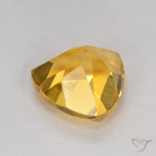 Citrino ouro médio Natural 1.19ct, Trilhão, VS