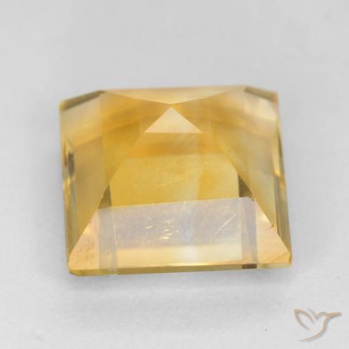 Citrino ouro brilhante Natural 3.43ct, Quadrado, VS