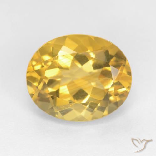 3.71ct Natural Dourado médio Citrino, oval, VS