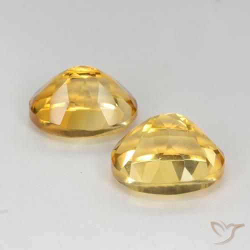 Pedras preciosas de Citrino Dourado médio natural de 7.87 ct, oval, VS