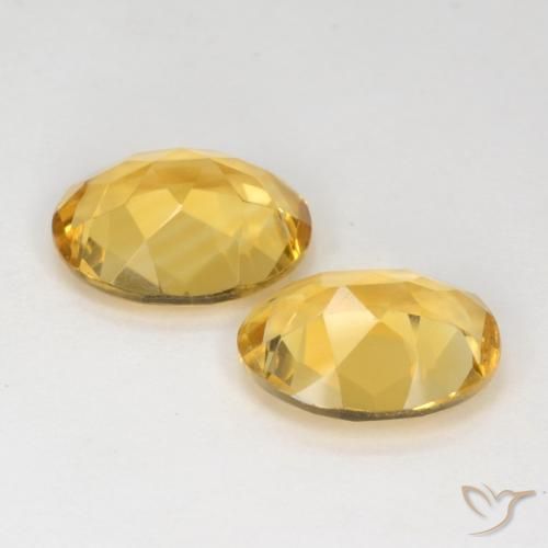 Pedras preciosas de Citrino Dourado médio natural de 5.70 ct, oval, VS