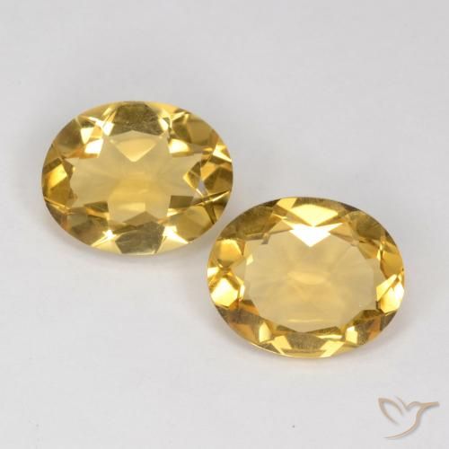 5.41ctw Natural Laranja Dourada Citrino, oval, VS