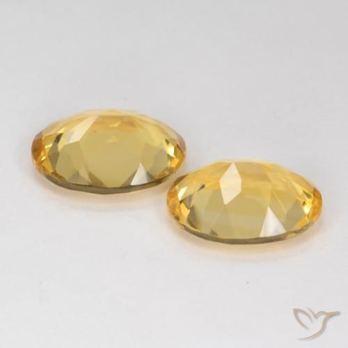 Pedras preciosas de Citrino Laranja Dourada natural de 5.41 ct, oval, VS