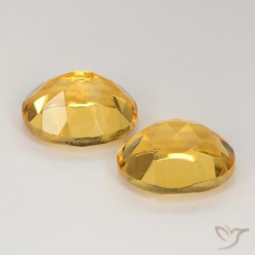 Pedras preciosas de Citrino Laranja Dourada natural de 7.48 ct, oval, VS