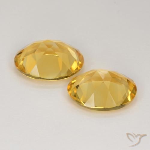 Pedras preciosas de Citrino Dourado médio natural de 5.71 ct, oval, VS