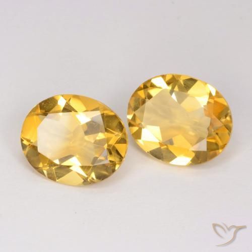 Pedras preciosas de Citrino Laranja Dourada natural de 5.81 ct, oval, VS