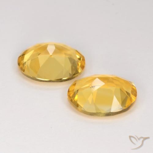 Pedras preciosas de Citrino Laranja Dourada natural de 5.81 ct, oval, VS