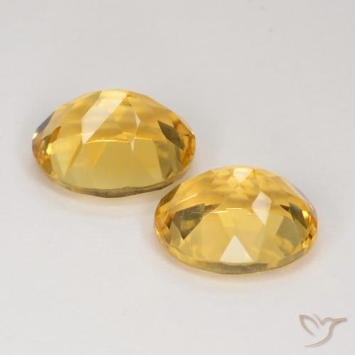 Pedras preciosas de Citrino Dourado médio natural de 7.26 ct, oval, VS