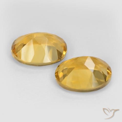Pedras preciosas de Citrino Dourado médio natural de 6.76 ct, oval, VS