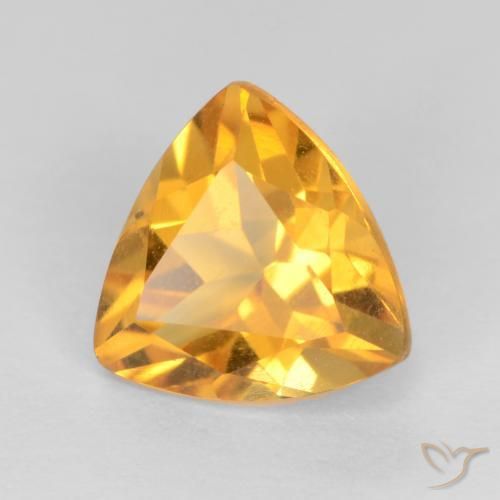 Citrino Laranja Dourado Profundo Natural 1.09ct, Trilhão, VS