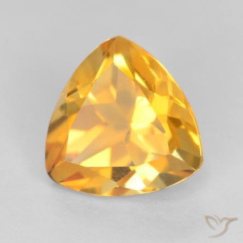Citrino Dourado médio Natural 1.34ct, Trilhão, VS