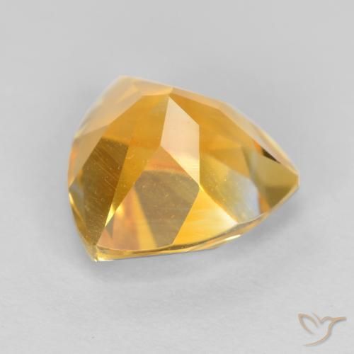 Citrino Dourado médio Natural 1.34ct, Trilhão, VS