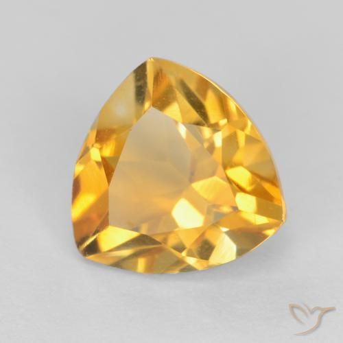 Citrino Laranja Dourada Natural 1.14ct, Trilhão, VS