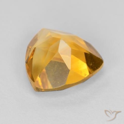 Citrino Laranja Dourada Natural 1.14ct, Trilhão, VS