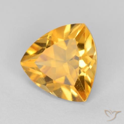 Citrino Dourado médio Natural 1.09ct, Trilhão, VS