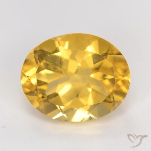 3.42ct Natural Dourado médio Citrino, oval, VS