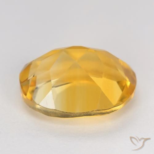 Citrino ouro médio Natural 3.49ct, oval, VVS-VS