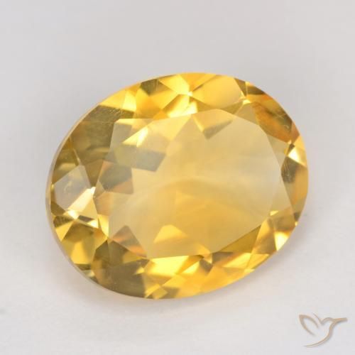 Citrino Dourado Natural 2.94ct, oval, VS