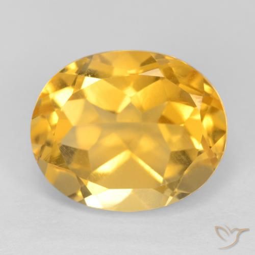 3.85ct Natural ouro brilhante Citrino, oval, VS