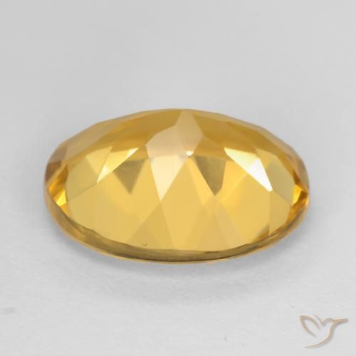 Citrino ouro profundo Natural 2.79ct, oval, VVS-VS