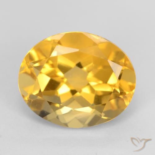 3.40ct Natural ouro brilhante Citrino, oval, VVS-VS